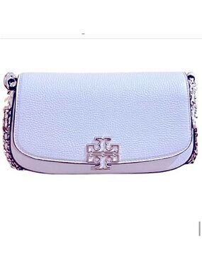 🆕-Tory Burch Britten Convertible Crossbody Blue Mist